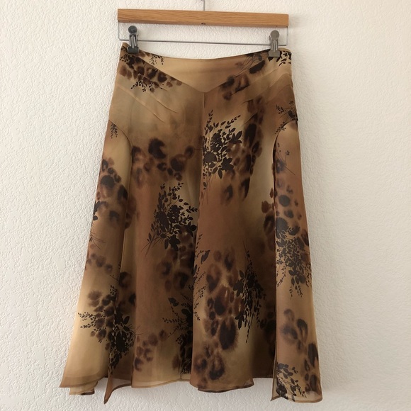 Banana Republic Dresses & Skirts - 🛍 Banana Republic | Boho Silk Lined Skirt